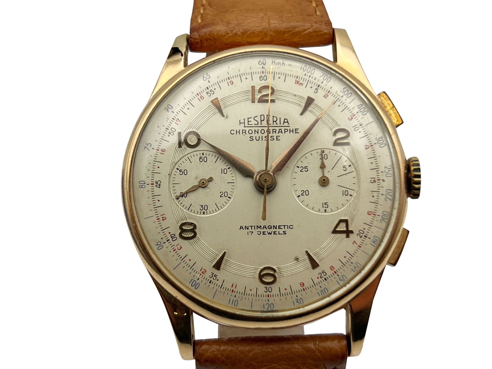 Hesperia 18K Chronograph Watch (1 of 8)
