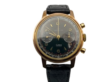 Unichron 17 Jewels Incabloc Chronograph Watch