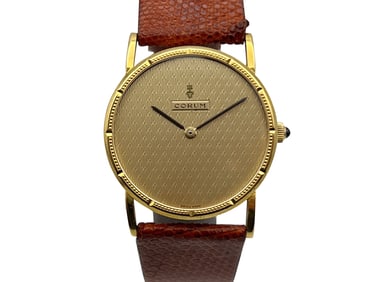 Corum 18K Yellow Gold Dress Watch