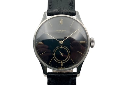 Universal Geneve Stainless Steel Watch