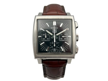 Tag Heuer Stainless Monaco Watch