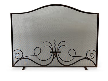 Jan Barboglio Wrought Iron Fireplace Screen