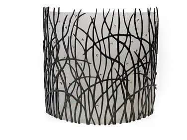 Artisan Bronze Half-Round Fireplace Screen