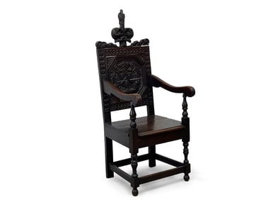 English Oak Wainscot Chair