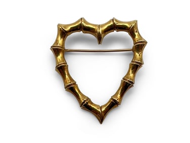 Tiffany & Co. 18K Heart Brooch