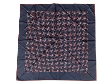 Hermès Hunting Horns Silk Scarf