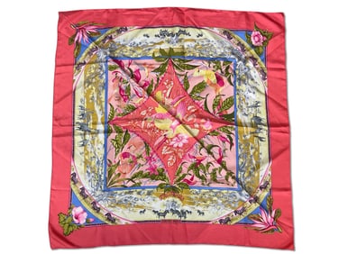 Hermès Tropiques Silk Scarf