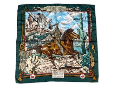 Hermès Pony Express Silk Scarf