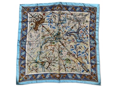 Hermès Pavement Mosaic Silk Scarf
