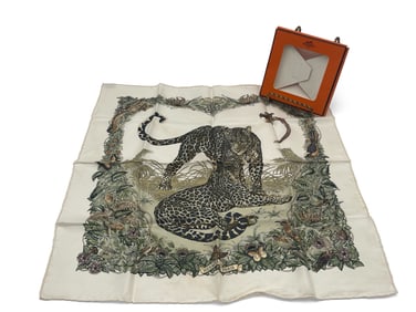 Hermès Jungle Love Silk Scarf
