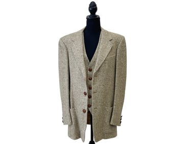 Guccio Gucci Men's Tweed Blazer and Vest