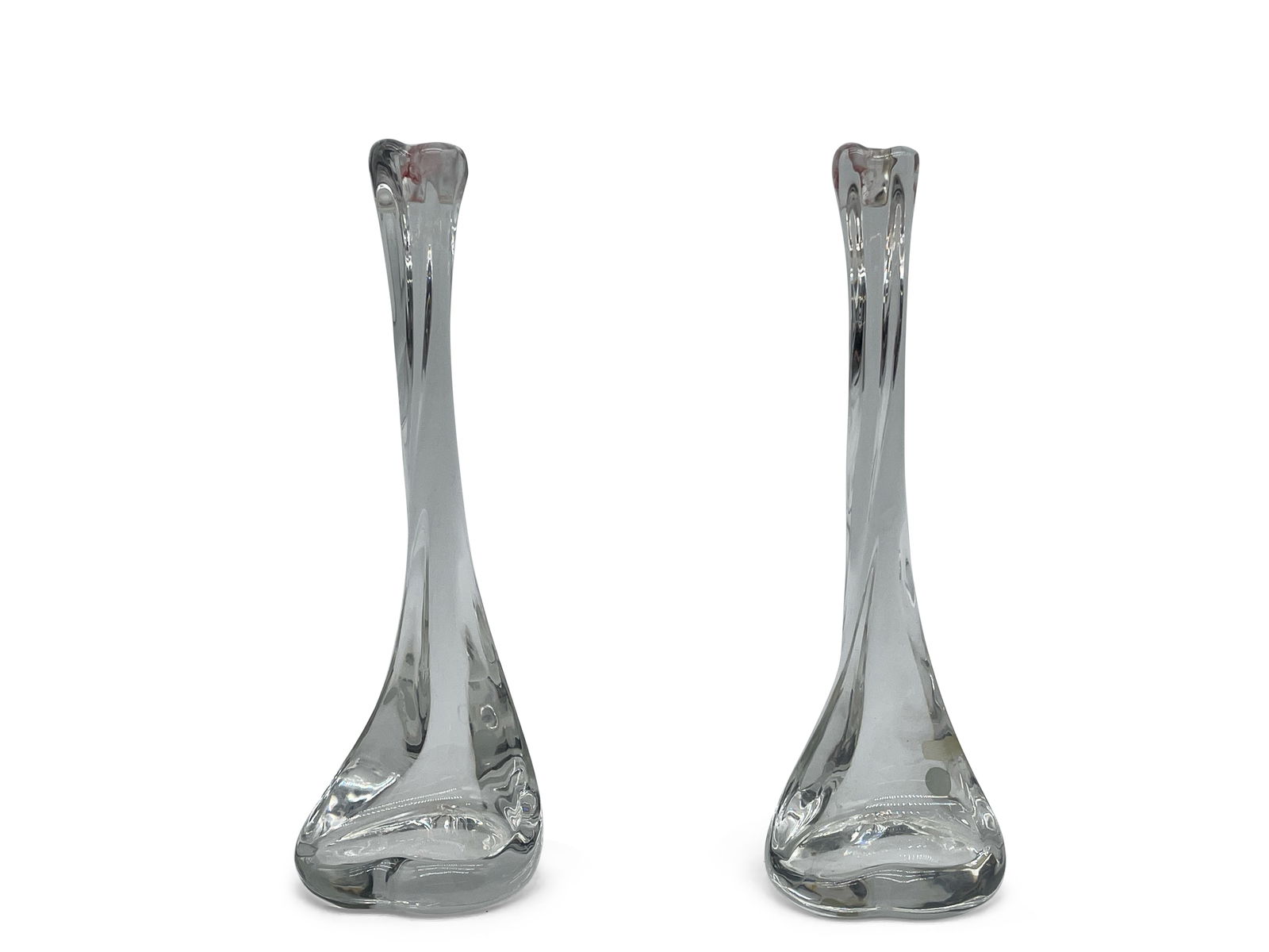 Elsa Peretti Tiffany & Co. Crystal Candlesticks (1 of 4)