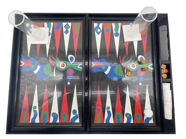 Sam Maitin Backgammon Set