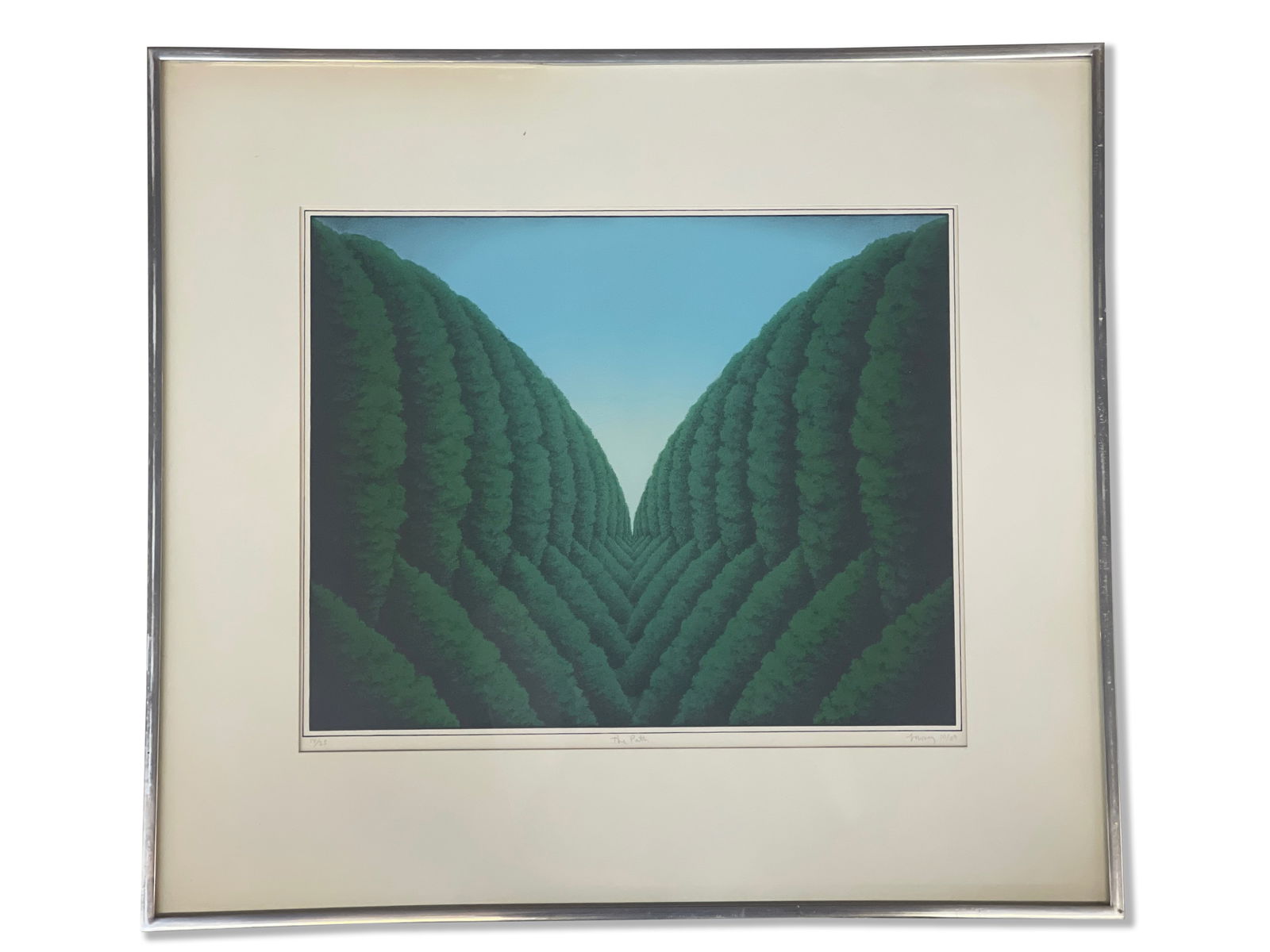 Bruce Lowney. Lithograph: The Path (1 of 7)