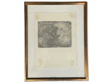 Jules Pascin. Etching: Les Amies