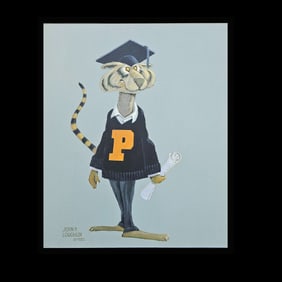 John Laughlin. Oil/Canvas: Princeton Tiger 1982