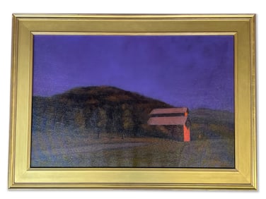 Robert Cardinal. Acrylic/Canvas: Vermont Farm