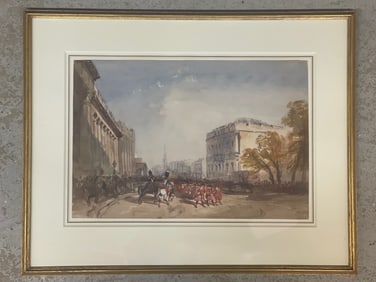 William C. Smith. Watercolor: Guards