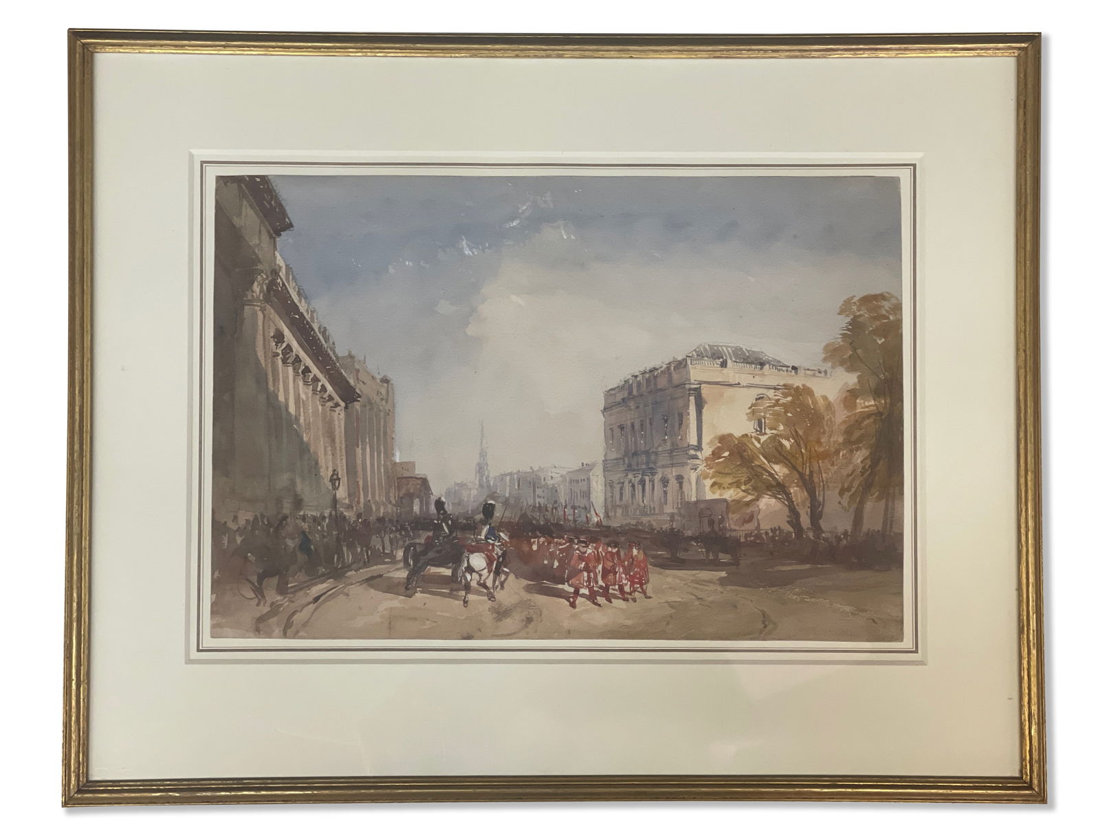 William C. Smith. Watercolor: Guards (1 of 6)