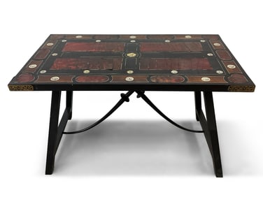 Continental Baroque Inlaid Side Table