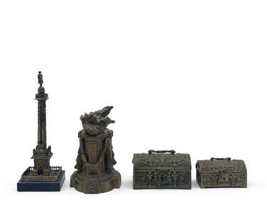 Very Fine 19th C. Bronze Decoratives Grouping
