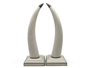 Maitland Smith Tessellated Stone Tusks