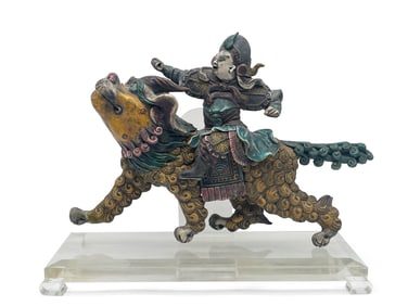 Chinese Roof Tile: Warrior