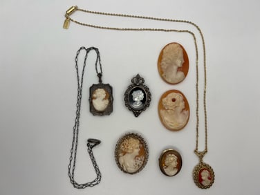 Grouping of Seven Cameos