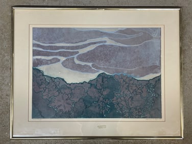 Stephanie Pogue. Etching: Aery Canopy