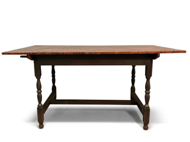 Stephen Von Hohen Tiger Maple Harvest Table