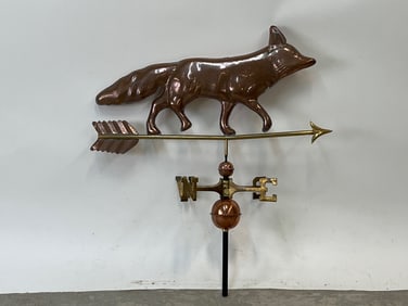 Copper Fox Weathervane