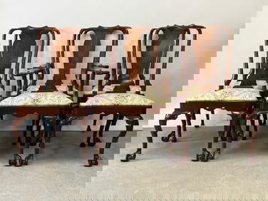 Six Kindel Winterthur Reproduction Dining Chairs