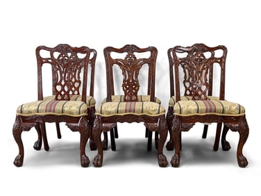 Six Maitland Smith Georgian-style Dining Chairs