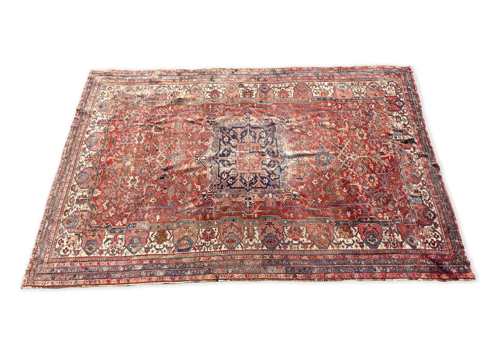 Antique Serapi Heriz Carpet, 16ft 2in x 10ft 4in (1 of 8)