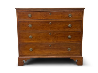 Cherry Chippendale Chest of Drawers