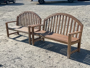 Pair of Kingsley-Bate Teak Garden Benches