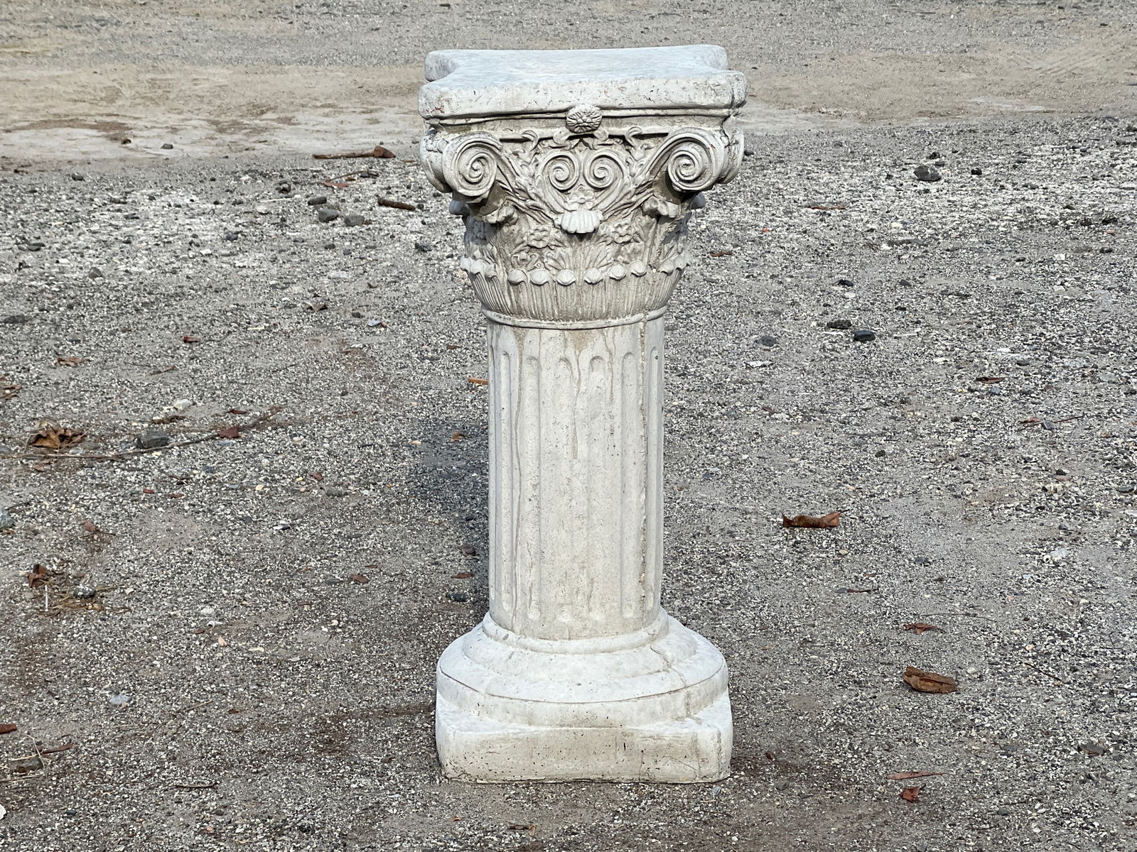 Cast Stone Garden Pedestal (1 of 3)