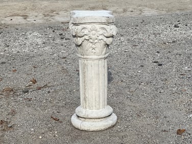 Cast Stone Garden Pedestal