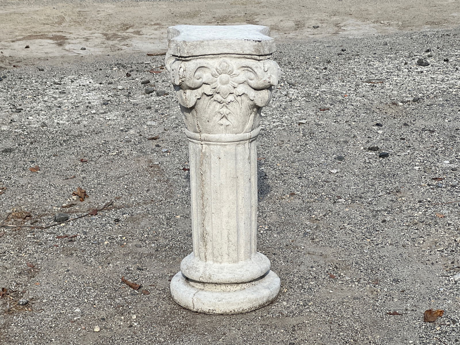 Cast Stone Garden Pedestal (1 of 4)