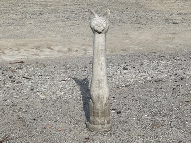 Cast Stone Garden Ornament: Cat
