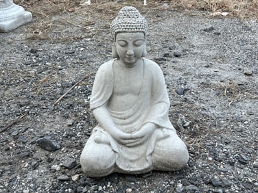 Cast Stone Garden Ornament: Buddha