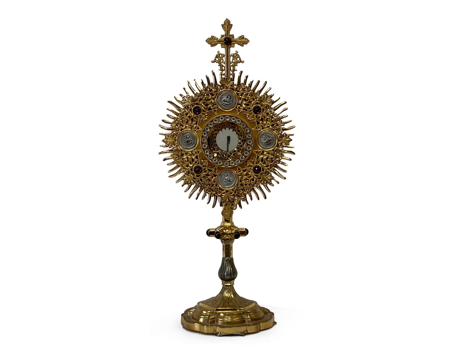 Brass Religious Sunburst Monstrance (1 of 7)