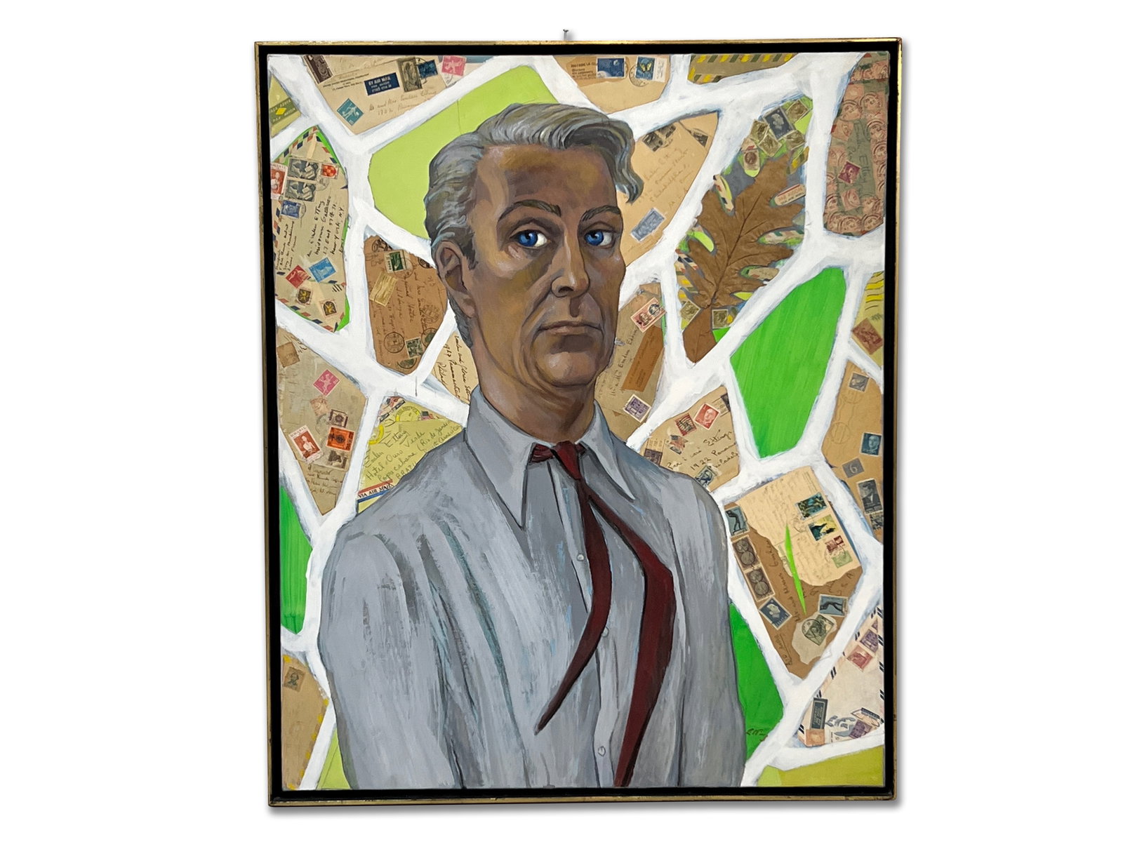 Emlen Etting. Mixed-Media: Self Portrait (1 of 6)