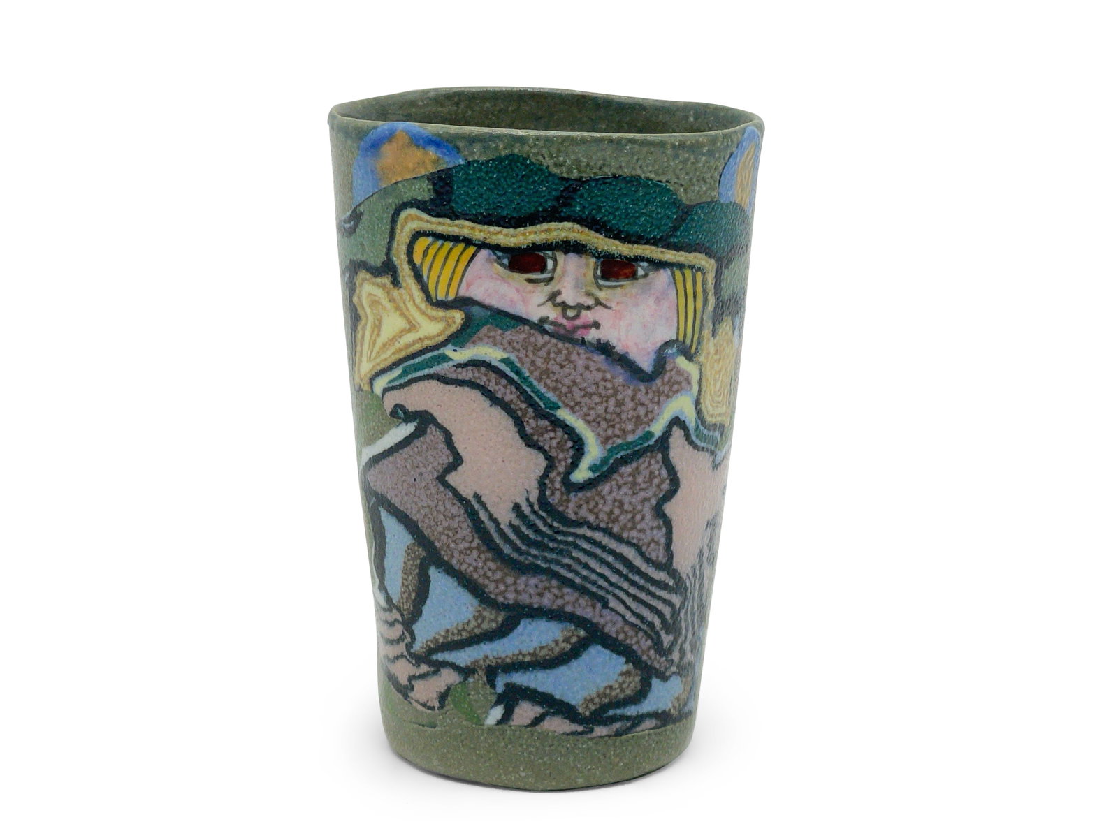 Jane Peiser Studio Pottery Beaker (1 of 4)