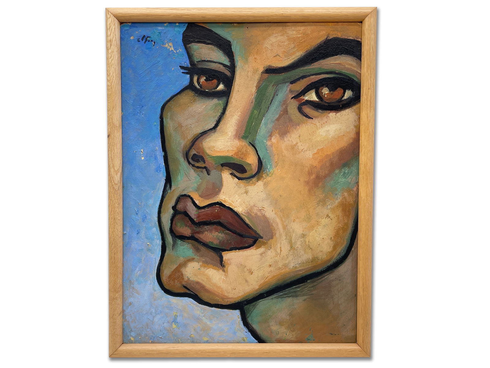 Emlen Etting. Oil/Board: Taxco Boy (1 of 5)