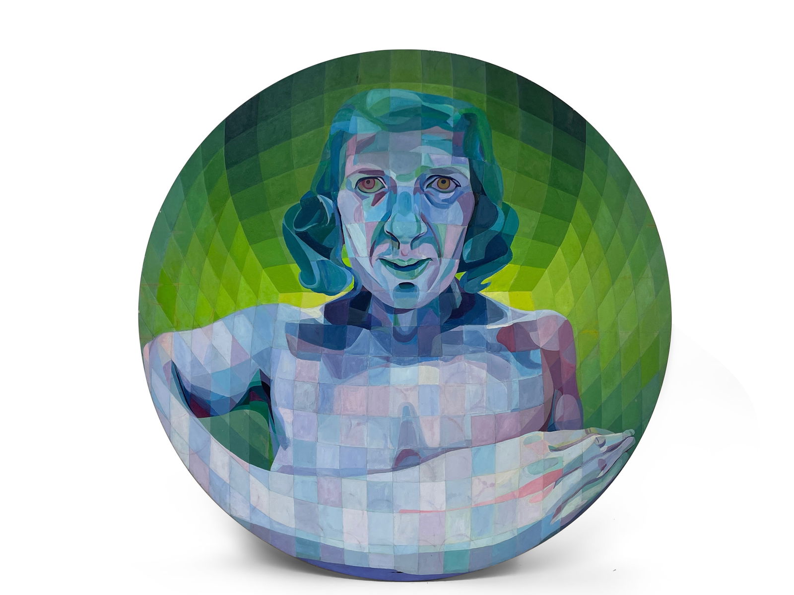 Myrna Bloom. Acrylic/Canvas: Self Portrait (1 of 8)