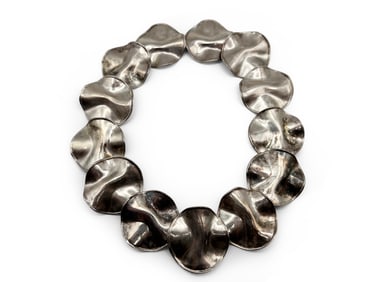 J. Gabriel Sterling Silver Leaf Necklace