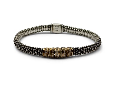 Lagos Diamond Wrap Station Bracelet