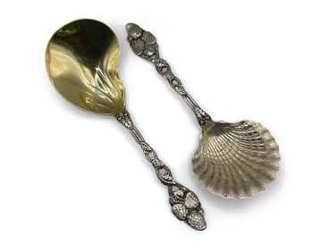 Two Tiffany & Co. Sterling Serving Spoons