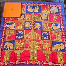 Hermès Paris Torana Silk Scarf